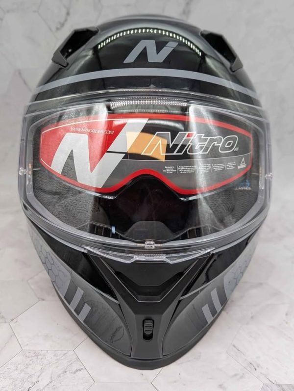 Nitro Motorcycle Helmet (N501 - Size M) - BP378803 - Image 2