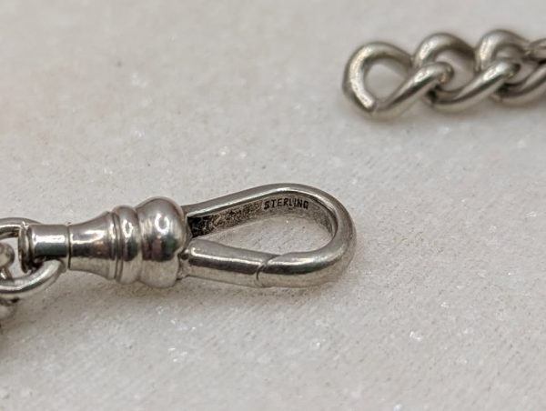 Ladies 925CT Sterling Silver Fob Chain Necklace (49.3gms) - BP367707 - Image 6