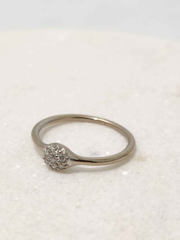 18CT WHITE GOLD RING #GN374604 - Image 12