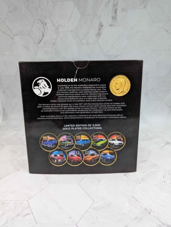 Holden Monaro Gold Plated 9 Piece Coin Collection with C.O.A - BP378755 - Image 7
