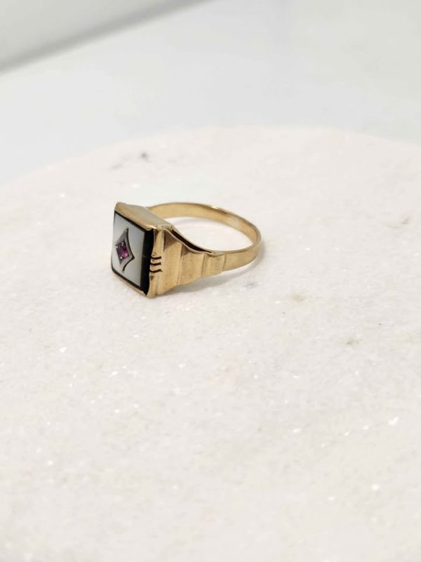 9CT YELLOW GOLD RING #GN371962 - Image 8