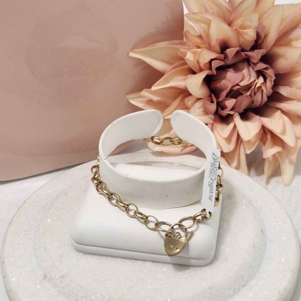 Ladies 9ct Yellow gold Bracelet #GN337574 - Image 9