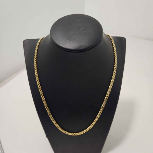 MENS 9CT YELLOW GOLD NECKLACE #GN373927 - Image 8