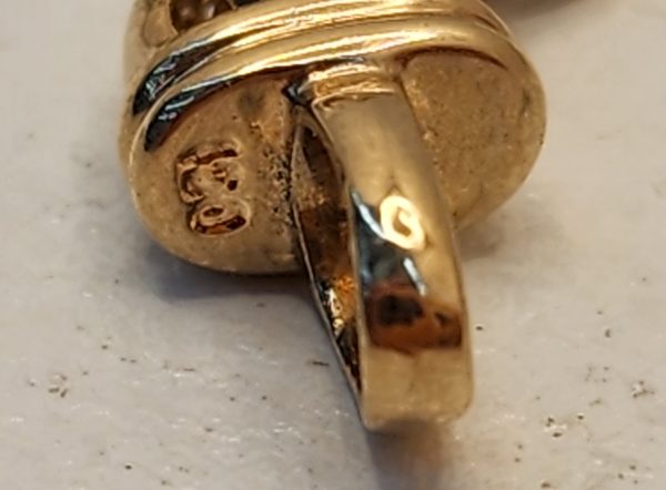 Ladies 9CT Yellow Gold Belcher Necklace 55CM - IP333337 - Image 2