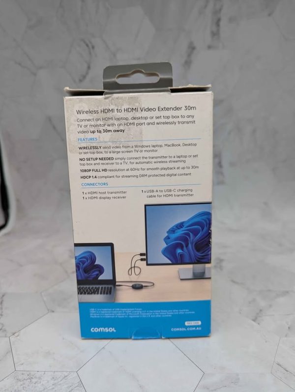 Comsol Wireless HDMI to HDMI Video Extender - BP357505 - Image 2
