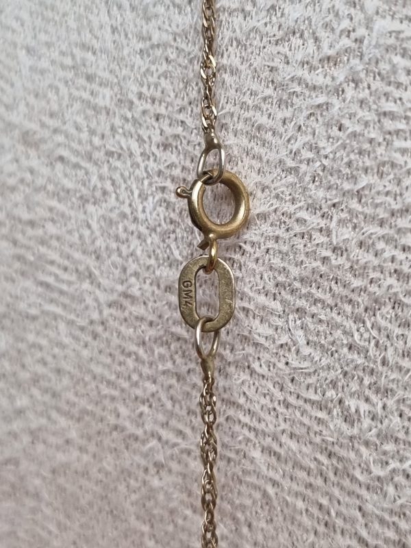 9ct Yellow Gold Twisted Link Necklace TW363917 - Image 4