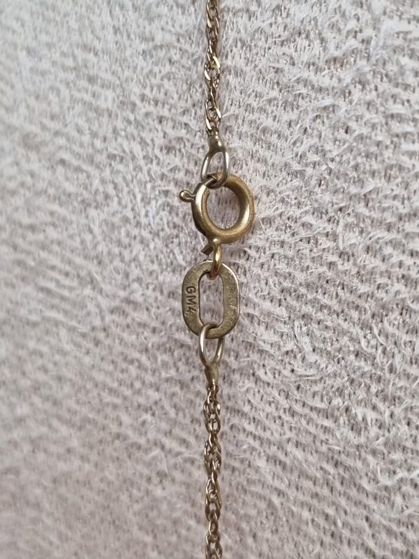 9ct Yellow Gold Twisted Link Necklace TW363917 - Image 8