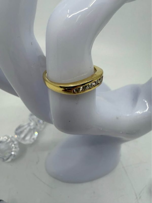 Ladies 18ct Yellow Gold Eternity Diamond Ring - BL362159 - Image 6