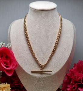 9ct Rose Gold Albert Necklace TW363128-1