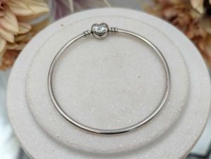 Pandora Sterling Silver Bangle (7.3gms) - BP375980