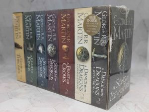 Sealed A Song of Ice And Fire 7 Pce Book Set - BP376896