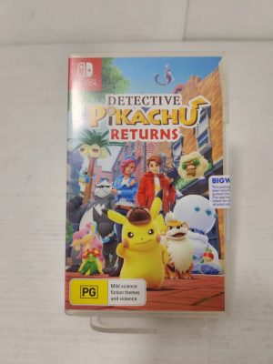 NINTENDO SWITCH DETECTIVE PIKACHU RETURNS GAME #GN378466