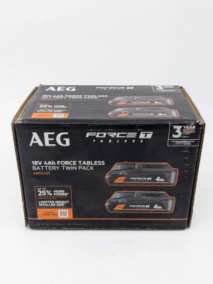 AEG 4Ah Battery Twin Pack - BL375884