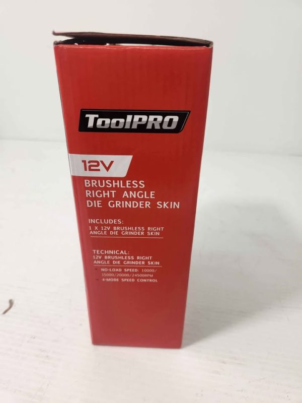 TOOLPRO BRUSHLESS RIGHT ANGLE DIE GRINDER (SKIN ONLY) #GN380336 - Image 9