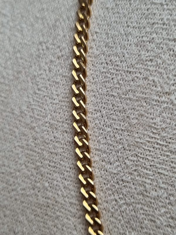 9ct Yellow Gold Curb Link Chain TW343701 - Image 5