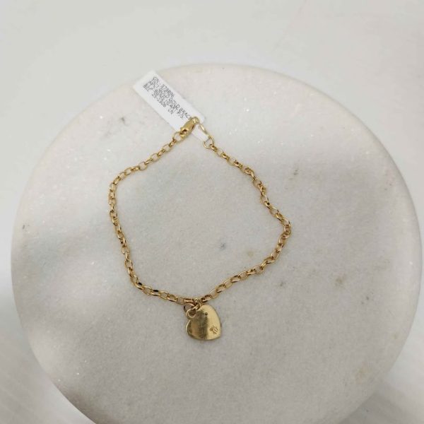 LADIES 10CY GOLD BRACELET #GN373896 - Image 8