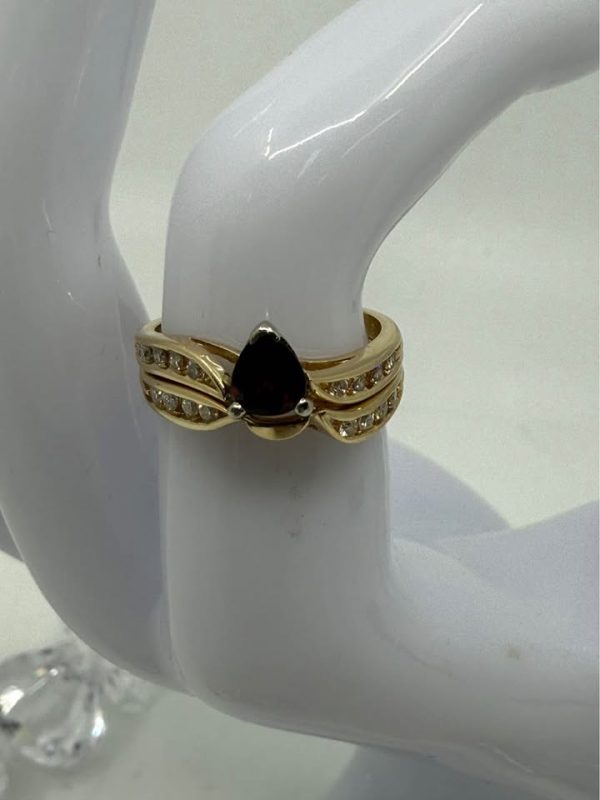 Ladies 14ct Yellow Gold Eternity Ring Set - BL373837 - Image 5