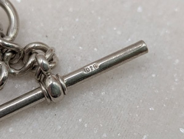Ladies 925CT Sterling Silver Fob Chain Necklace (49.3gms) - BP367707 - Image 7