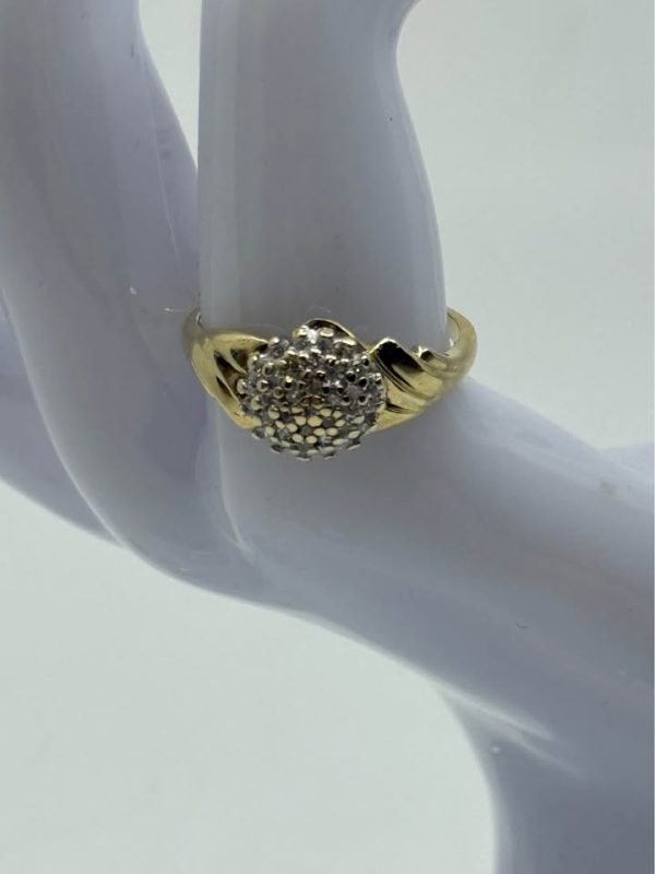 Ladies 9ct Gold Diamond Cluster Ring - BL364707 - Image 5