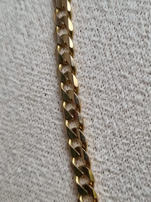 9ct Yellow Gold Curb Link Chain TW363129 - Image 2