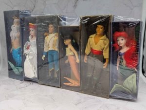 DeAgostini Disney 6 Pce The Little Mermaid Porcelain Doll Figures - BP380327