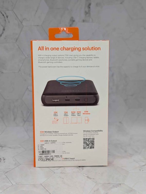 Cygnett ChargeUp Edge 27,000mAh Laptop Power Bank & Wireless Phone Charger - BP377736 - Image 3