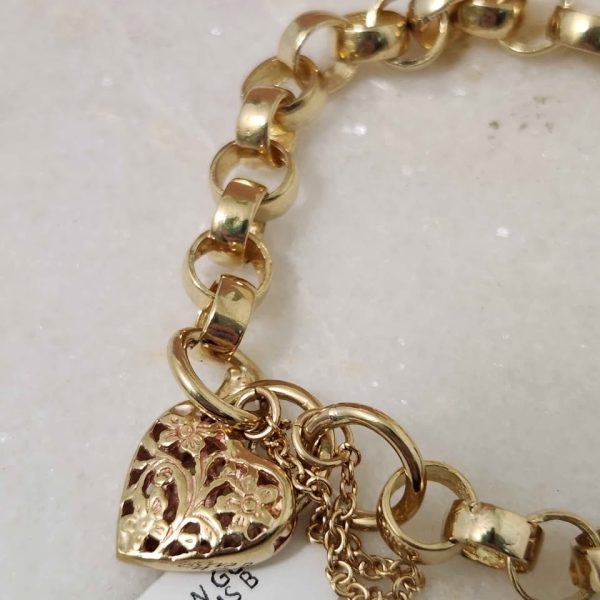 LADIES 9CT YELLOW GOLD BRACELET #GN369366 - Image 7