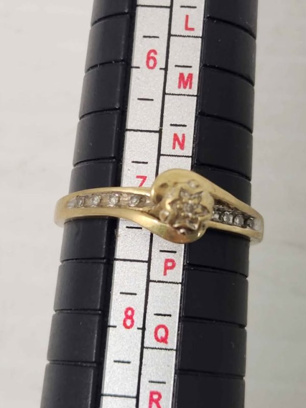9CT YELLOW GOLD RING (SIZE:O) #GN377280 - Image 6