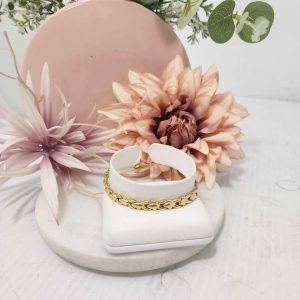 LADIES 18CT YELLOW GOLD BRACELET #GN349270