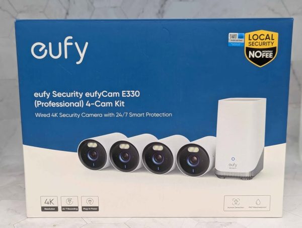 Sealed Eufy Wired 4K Security EufyCam E330 (Professional) 4-Cam Kit - BP379401 - Image 2