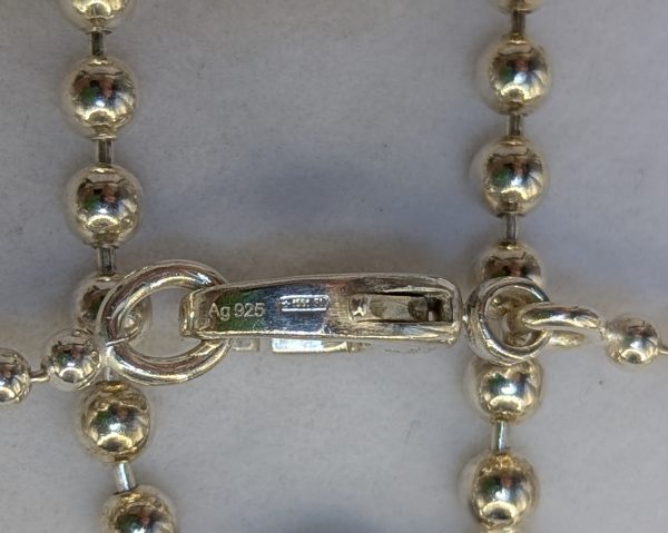 Ladies 925CT Silver Gucci 3 Pce Necklace, Bracelet and Earring Set (34.7gms) - BP384073 - Image 4