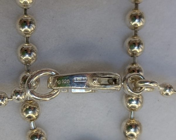 Ladies 925CT Silver Gucci 3 Pce Necklace, Bracelet and Earring Set (34.7gms) - BP384073 - Image 14