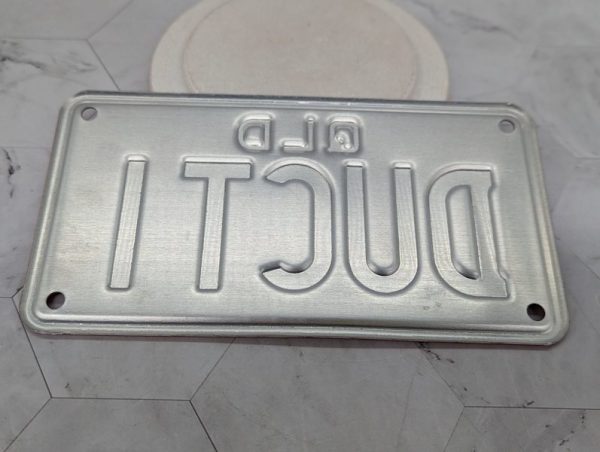 Motorcycle QLD Licence Plate *DUCTI* - BP345381 - Image 2