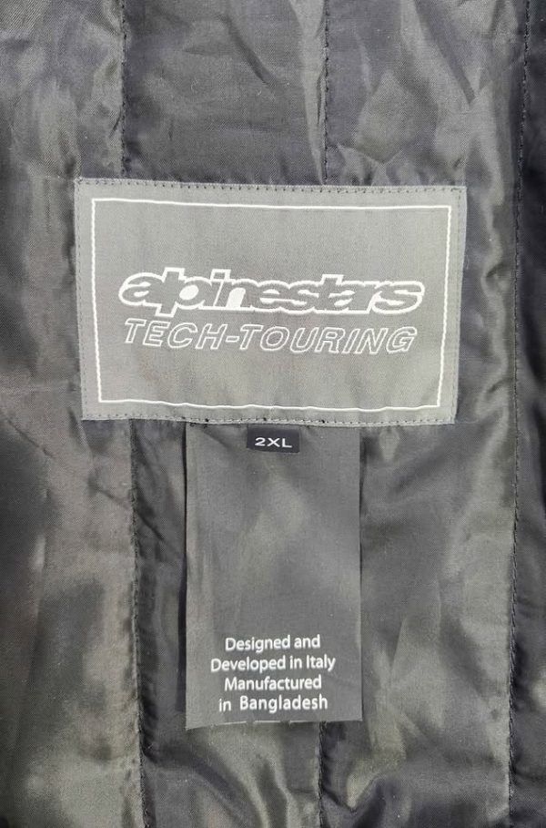 ALPINESTARS ANDES V2 DRYSTAR JACKET SIZE 2XL #GN381877 - Image 6