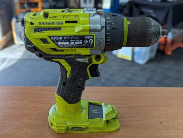 Ryobi 18V Brushless Hammer Drill Skin-Only (R18PD7) - BP 356160 - Image 3