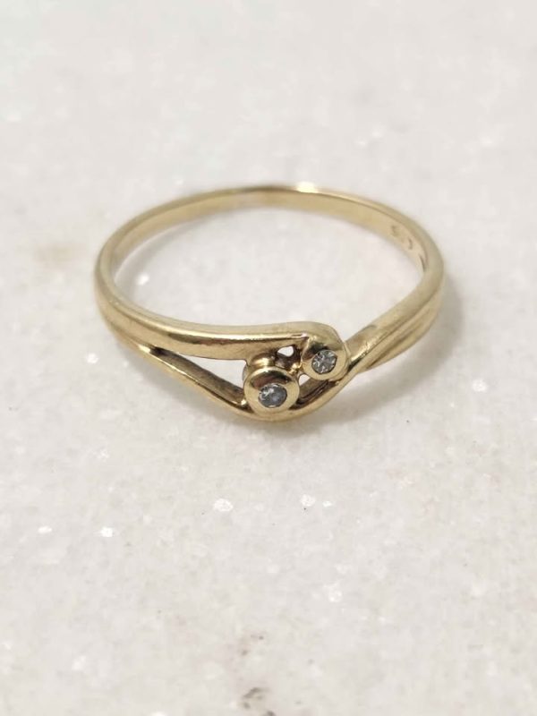 9CT YELLOW GOLD RING #GN380020 - Image 7