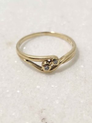 9CT YELLOW GOLD RING #GN380020