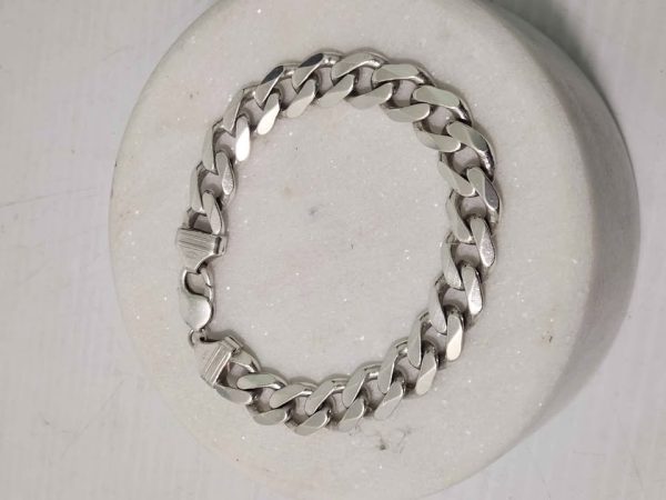 MENS 925CT SILVER BRACELET #GN379266 - Image 6
