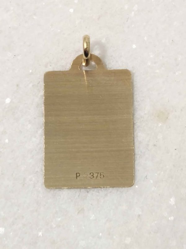 MENS 9CT YELLOW GOLD PENDANT #GN382145 - Image 3