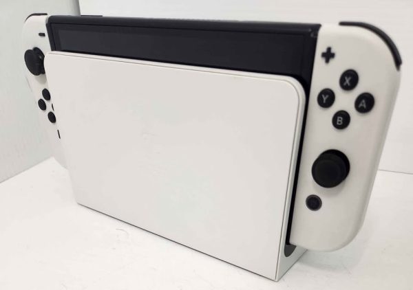 NINTENDO SWITCH OLED W/CHARGER AND DOCK #GN383144 - Image 11