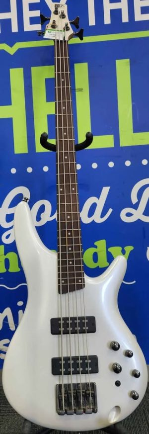 IBANEZ SR300EB BASS GUITAR-WHITE #GN384148