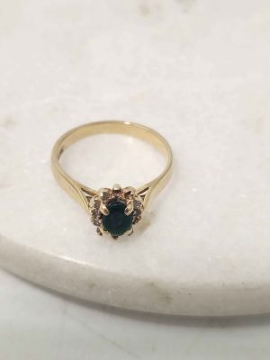 14CT YELLOW GOLD RING #GN384431