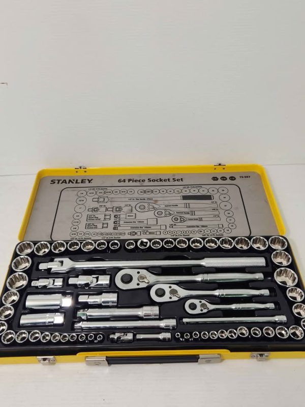 STANLEY SOCKET SET (64 PIECE) #GN384728 - Image 2