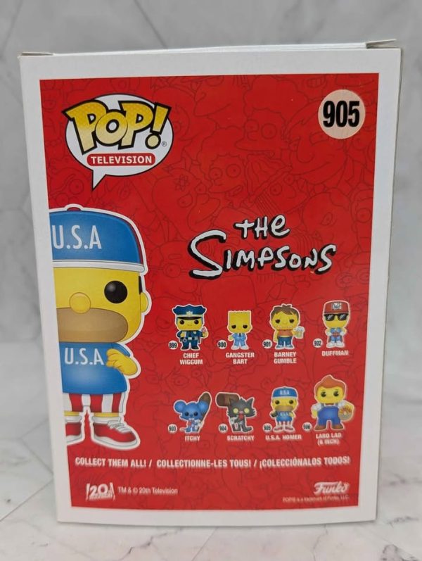 Pop! The Simpsons U.S.A Homer Vinyl #905 - BP380927-5 - Image 11