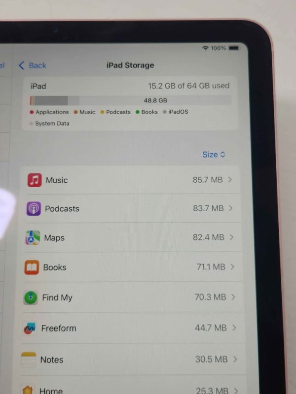 APPLE IPAD AIR 4TH GENERATION #GN383146 - Image 2