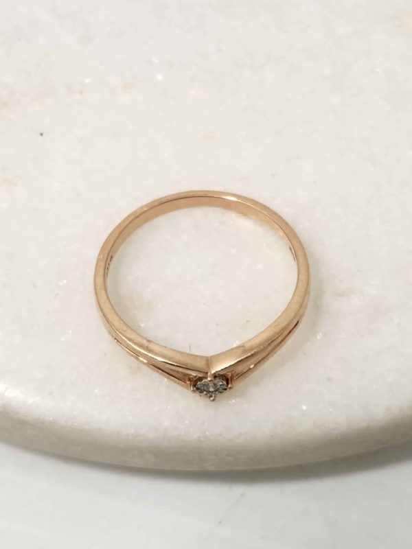 9CT ROSE GOLD RING (SIZE:Q) #GN384925 - Image 5