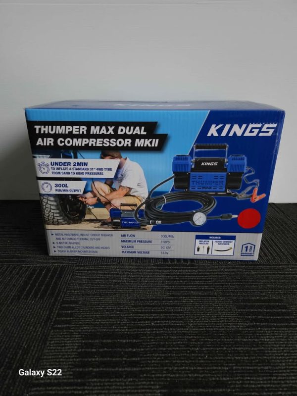 Sealed Kings Thumper Max Dual Air Compressor - BP384009 - Image 5
