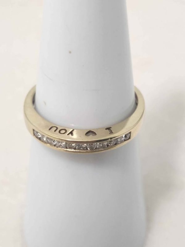 9CT YELLOW GOLD RING (SIZE:P) #GN382532 - Image 10