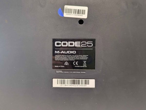 Code25 Midi Keyboard M-Audio - BP378199 - Image 14