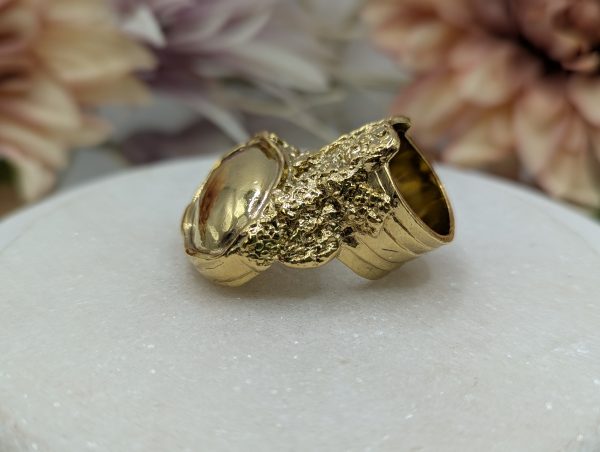 Ladies Yves Saint Laurent Gold Metal Dress Ring - BP385321-2 - Image 3